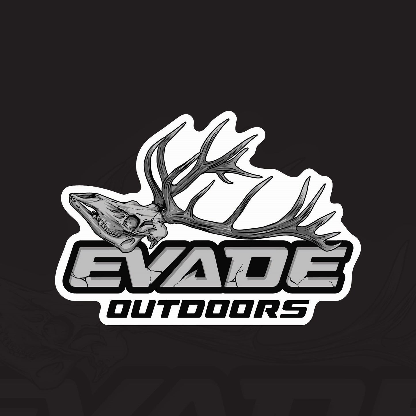 Dead Head - Red Stag - Sticker